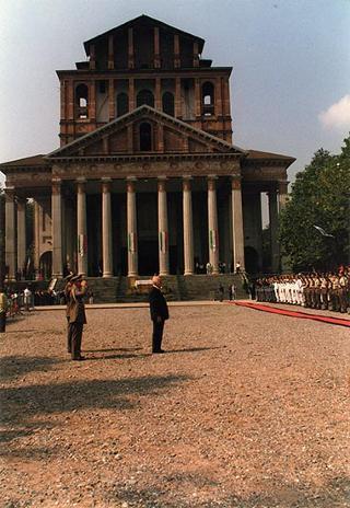 Intervento del Presidente della Repubblica al 4° Raduno commemorativo militare e civile al Santuario del Ss. Crocefisso di Boca (Novara)