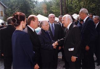 Intervento del Presidente della Repubblica al 4° Raduno commemorativo militare e civile al Santuario del Ss. Crocefisso di Boca (Novara)