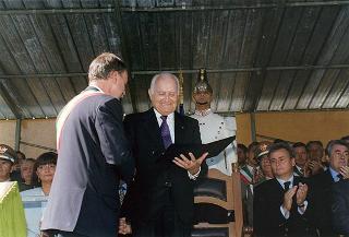 Gorizia: intervento del Presidente della Repubblica in occasione della celebrazione del 50° anniversario del ritorno di Gorizia all'Italia