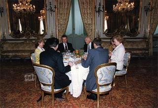 Incontro e successiva colazione con il Presidente della Repubblica Moldova Petru Lucinschi