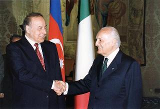 Incontro con il Presidente della Repubblica dell'Azerbaijan Heydar Aliyev