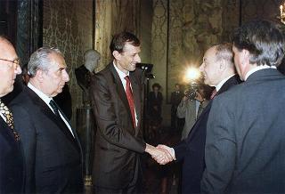 Incontro con il Presidente della Repubblica dell'Azerbaijan Heydar Aliyev