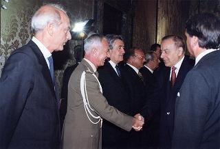 Incontro con il Presidente della Repubblica dell'Azerbaijan Heydar Aliyev