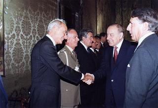 Incontro con il Presidente della Repubblica dell'Azerbaijan Heydar Aliyev