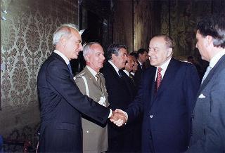 Incontro con il Presidente della Repubblica dell'Azerbaijan Heydar Aliyev