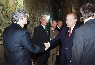 Incontro con il Presidente della Repubblica dell'Azerbaijan Heydar Aliyev