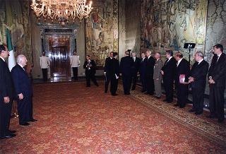 Incontro con il Presidente della Repubblica dell'Azerbaijan Heydar Aliyev