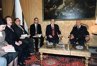 Incontro con il Presidente della Repubblica dell'Azerbaijan Heydar Aliyev