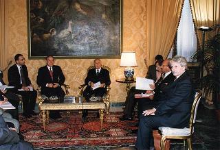 Incontro con il Presidente della Repubblica dell'Azerbaijan Heydar Aliyev