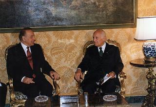 Incontro con il Presidente della Repubblica dell'Azerbaijan Heydar Aliyev