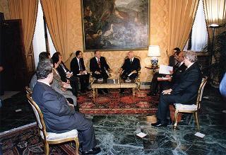 Incontro con il Presidente della Repubblica dell'Azerbaijan Heydar Aliyev