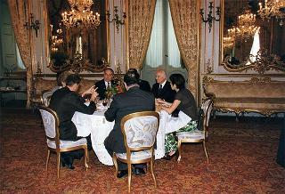 Incontro con il Presidente della Repubblica dell'Azerbaijan Heydar Aliyev