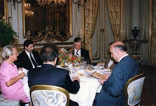 Incontro con il Presidente della Repubblica dell'Azerbaijan Heydar Aliyev