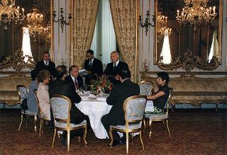 Incontro con il Presidente della Repubblica dell'Azerbaijan Heydar Aliyev