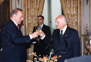 Incontro con il Presidente della Repubblica dell'Azerbaijan Heydar Aliyev