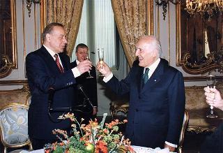 Incontro con il Presidente della Repubblica dell'Azerbaijan Heydar Aliyev