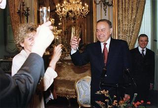 Incontro con il Presidente della Repubblica dell'Azerbaijan Heydar Aliyev
