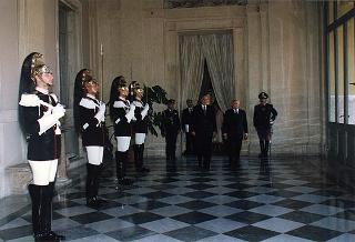 Incontro con il Presidente della Repubblica dell'Azerbaijan Heydar Aliyev