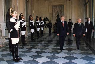 Incontro con il Presidente della Repubblica dell'Azerbaijan Heydar Aliyev