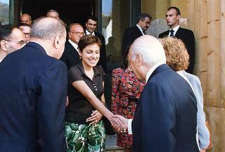 Incontro con il Presidente della Repubblica dell'Azerbaijan Heydar Aliyev