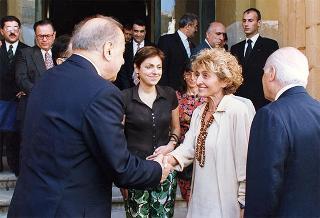 Incontro con il Presidente della Repubblica dell'Azerbaijan Heydar Aliyev