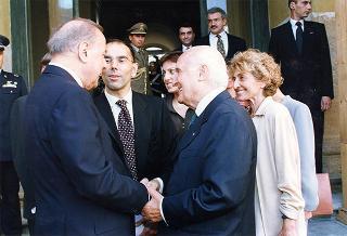 Incontro con il Presidente della Repubblica dell'Azerbaijan Heydar Aliyev