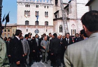 Visita del Presidente della Repubblica alle zone terremotate dell'Umbria e delle Marche