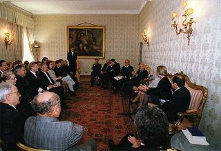 Sen. Patrizia Toia, sottosegretario di Stato agli affari esteri, con una delegazione di borsisti americani della Commissione Fullbright
