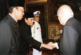 Soendaroe Rachmad, nuovo ambasciatore della Repubblica d'Indonesia: presentazione lettere credenziali