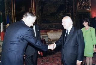 Carl Dietrich Wolfgang Vitzthum von Eckstadt, nuovo ambasciatore della Repubblica di Finlandia: presentazione lettere credenziali