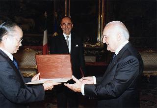 Hiromoto Seki, nuovo ambasciatore del Giappone: presentazione lettere credenziali