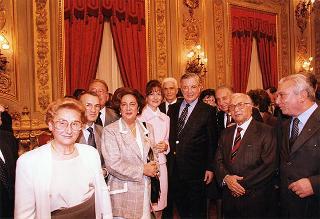 Antonio Calabria ed una delegazione dell'Associazione Famiglia Dauna