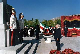 Bellona: intervento del Presidente della Repubblica in occasione del 54° anniversario dell'eccidio dei Martiri di Bellona