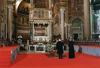 Roma, Basilica di S. Giovanni in Laterano: omaggio del Presidente della Repubblica alla salma di mons. Luigi Di Liegro