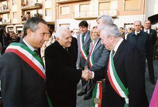 Giaveno (Torino): consegna della Medaglia d'Argento al Valor Militare al Gonfalone del Comune di Giaveno per attività partigiana in collaborazione con le popolazioni della Val Sangone