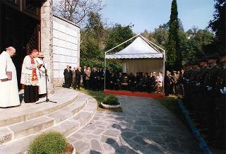 Forno di Coazze (Torino): deposizione di una corona d'alloro all'Ossario dei Caduti Partigiani e successivi interventi nell'ambito del Comune di Coazze