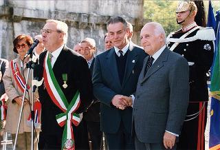 Gravere (Torino): scoprimento di una lapide commemorativa di un'azione partigiana al Ponte dell'Arnodera