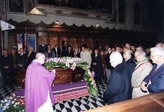 Bologna: intervento del Presidente della Repubblica al funerale dell'on. Giovanni Elkan
