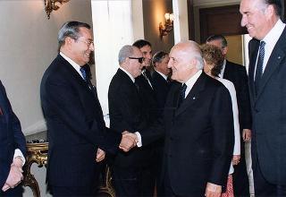Cerimonia di consegna delle insegne di Cavaliere dell'Ordine "Al Merito del Lavoro" ai Cavalieri del Lavoro nominati il 2 giugno 1997