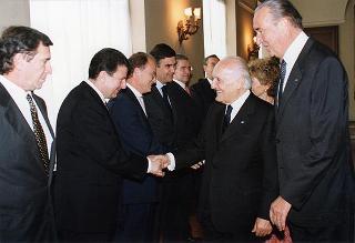 Cerimonia di consegna delle insegne di Cavaliere dell'Ordine "Al Merito del Lavoro" ai Cavalieri del Lavoro nominati il 2 giugno 1997