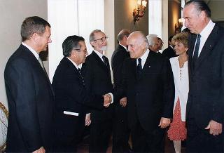 Cerimonia di consegna delle insegne di Cavaliere dell'Ordine "Al Merito del Lavoro" ai Cavalieri del Lavoro nominati il 2 giugno 1997