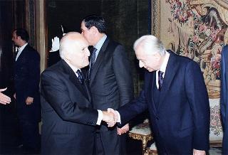 Cerimonia di consegna delle insegne di Cavaliere dell'Ordine "Al Merito del Lavoro" ai Cavalieri del Lavoro nominati il 2 giugno 1997