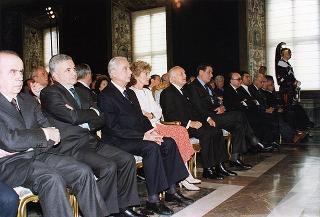 Cerimonia di consegna delle insegne di Cavaliere dell'Ordine "Al Merito del Lavoro" ai Cavalieri del Lavoro nominati il 2 giugno 1997