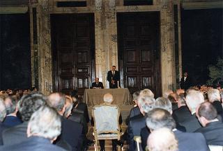 Cerimonia di consegna delle insegne di Cavaliere dell'Ordine "Al Merito del Lavoro" ai Cavalieri del Lavoro nominati il 2 giugno 1997
