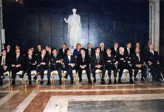 Cerimonia di consegna delle insegne di Cavaliere dell'Ordine "Al Merito del Lavoro" ai Cavalieri del Lavoro nominati il 2 giugno 1997
