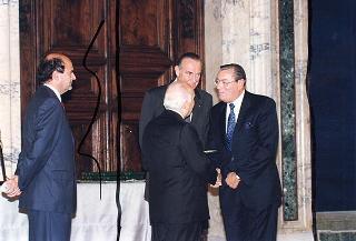 Cerimonia di consegna delle insegne di Cavaliere dell'Ordine "Al Merito del Lavoro" ai Cavalieri del Lavoro nominati il 2 giugno 1997