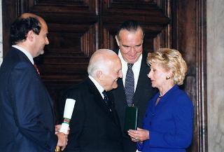 Cerimonia di consegna delle insegne di Cavaliere dell'Ordine "Al Merito del Lavoro" ai Cavalieri del Lavoro nominati il 2 giugno 1997