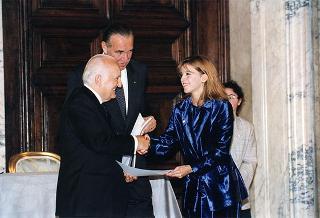 Cerimonia di consegna delle insegne di Cavaliere dell'Ordine "Al Merito del Lavoro" ai Cavalieri del Lavoro nominati il 2 giugno 1997