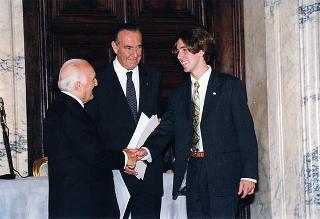 Cerimonia di consegna delle insegne di Cavaliere dell'Ordine "Al Merito del Lavoro" ai Cavalieri del Lavoro nominati il 2 giugno 1997