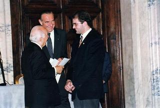 Cerimonia di consegna delle insegne di Cavaliere dell'Ordine "Al Merito del Lavoro" ai Cavalieri del Lavoro nominati il 2 giugno 1997